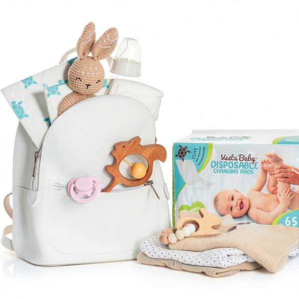 Disposable Changing Pad Liners Cotton Soft Sea Turtle-5