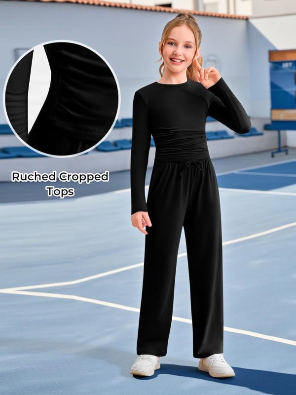 Girls Track Suits Black 7-8 Years C4C156-5