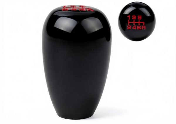 DEWHEL Shift Knob Aluminum Sport Design Red-2