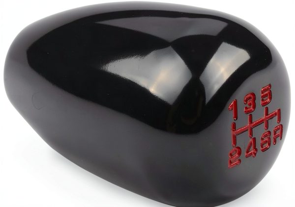 DEWHEL Shift Knob Aluminum Sport Design Red-0