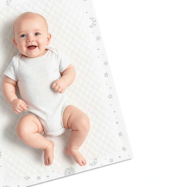 Floral Baby Changing Pad Pavo Soft Waterproof-1