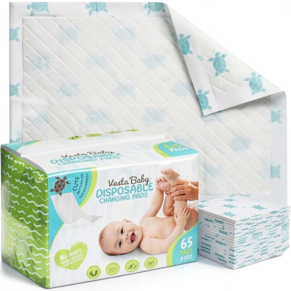 Disposable Changing Pad Liners Cotton Soft Sea Turtle-8