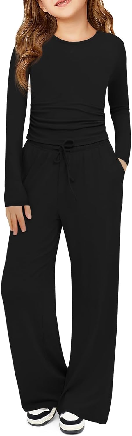 Girls track suits in various colors