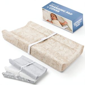 Changing Pad Comfort Foam by Pavo Off-White Wave-0
