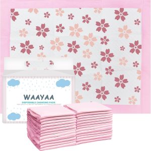 WAAYAA Disposable Changing Pads for Babies-0