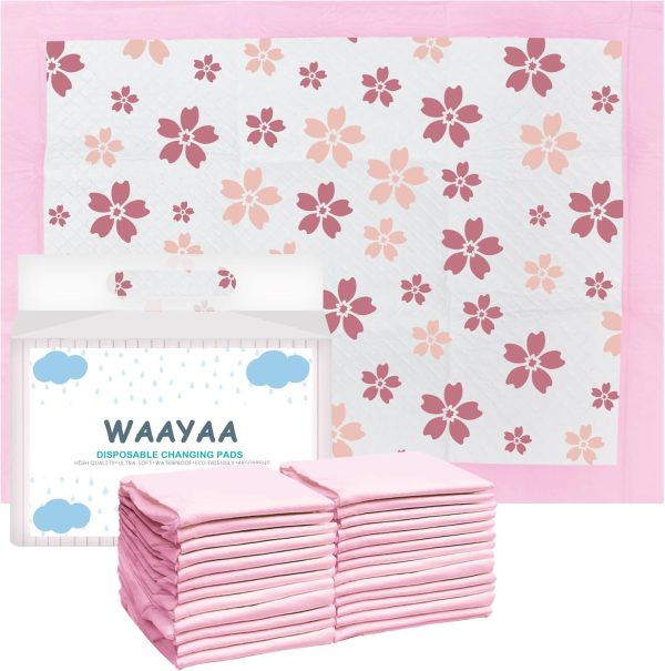 WAAYAA Disposable Changing Pads for Babies-0