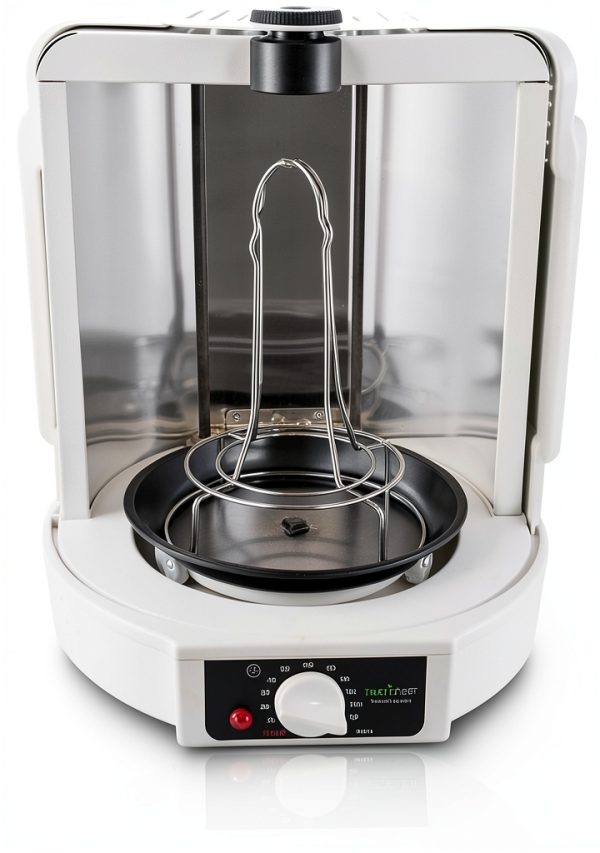 NutriChef Vertical Rotisserie Oven Roaster White AZPKRT15 Kebab-1
