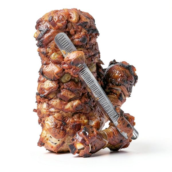 Shawarma Machine Foodizio 220V Vertical Rotisserie with Dual Burners-5