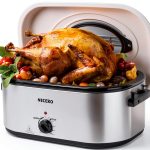 Roaster Oven NECERO 28 Quart Electric with Self-Basting Lid-0