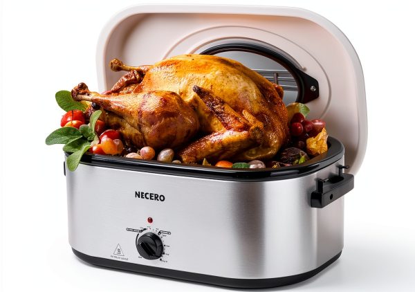 Roaster Oven NECERO 28 Quart Electric with Self-Basting Lid-0
