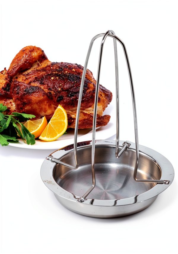 Norpro Stainless Steel Vertical Roaster 8lb Meat & Poultry-0
