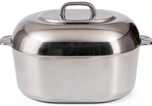15 Inch Aluminum Oval Roaster - McWare by Cajun Classic Cookware-0