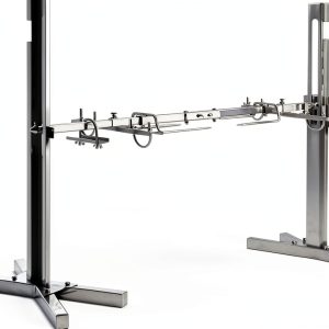 Electric BBQ Rotisserie Grill Kit JIAOYINZI 53" 88lb Adjustable Stand-0