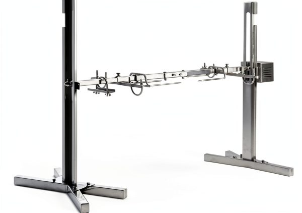 Electric BBQ Rotisserie Grill Kit JIAOYINZI 53" 88lb Adjustable Stand-0