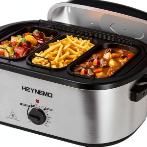 Roaster Oven 24QT Electric with 3 Trays Kiss the Water-0