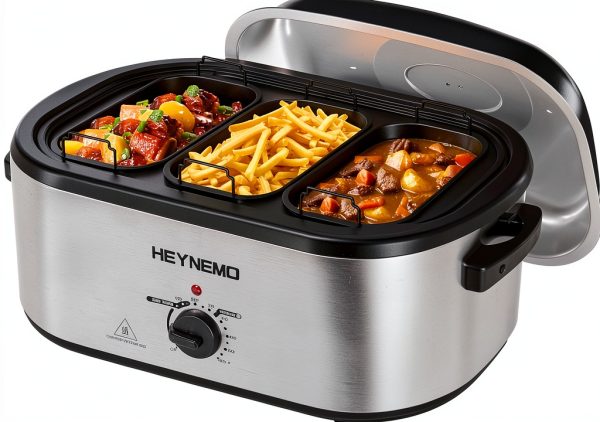 Roaster Oven 24QT Electric with 3 Trays Kiss the Water-0