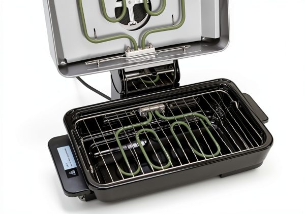 Double Sided Multi Grill Fish Roaster LP LIVING PLUS – 1100W Black-3