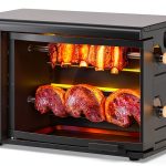 Electric Rotisserie Oven Brazilian Flame Grill Auto Rotating Skewers-0