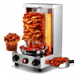 WantJoin 22lbs Electric Shawarma Grill with 2 Burners and Stainless-0