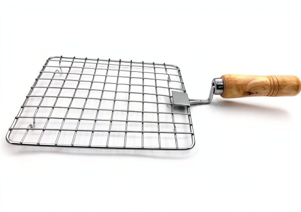 Papad Jali Stainless Steel Wire Roaster SHRIYA Roti Grill with Handle-3