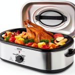 VEVOR Electric Roaster Oven 18QT Silver Rotisserie with Defrost Warm-0