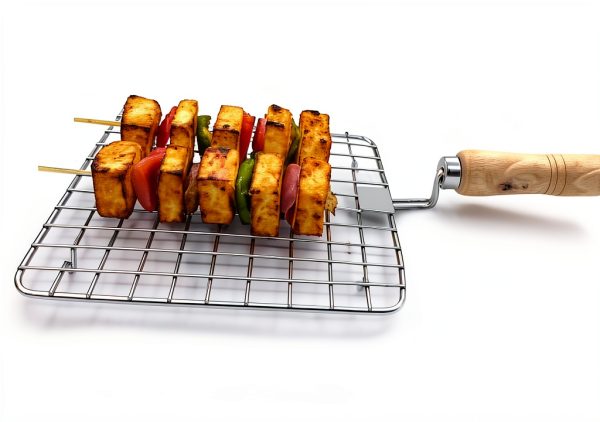 Papad Jali Stainless Steel Wire Roaster SHRIYA Roti Grill with Handle-1