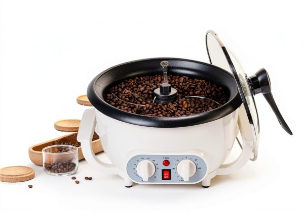 Coffee Roaster LATIJISHI 110V Roaster with Timer and Teflon Chamber-1