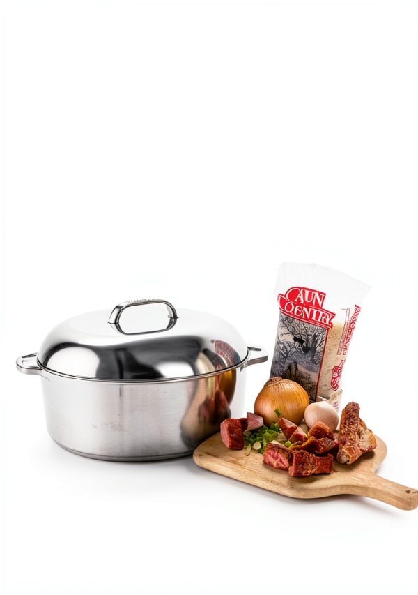 15 Inch Aluminum Oval Roaster - McWare by Cajun Classic Cookware-4