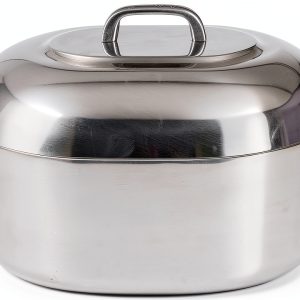 18 Inch Aluminum Oval Roaster - McWare by Cajun Classic Cookware-0
