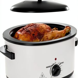 8 Quart Roaster Oven Kiss the Water White-0