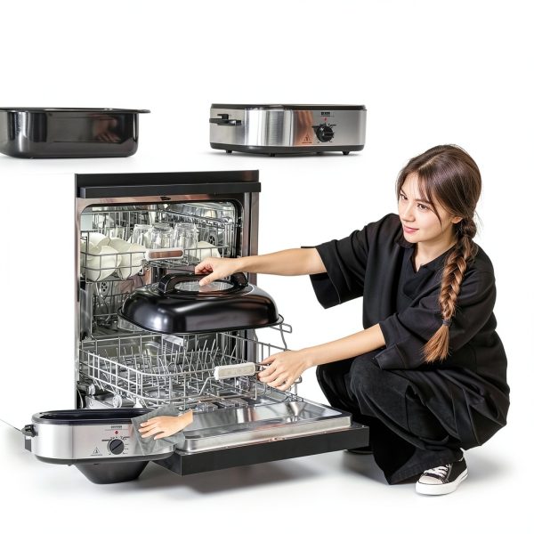 VEVOR Electric Roaster Oven 18QT Silver Rotisserie with Defrost Warm-5