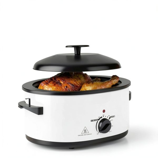 8 Quart Roaster Oven Kiss the Water White-2