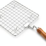 Papad Jali Stainless Steel Wire Roaster SHRIYA Roti Grill with Handle-0