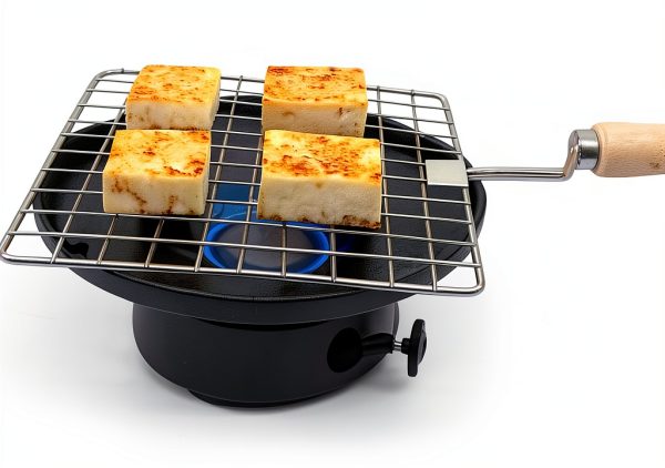 Papad Jali Stainless Steel Wire Roaster SHRIYA Roti Grill with Handle-2